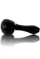 Rowan Glass Spoon Dry Pipe GOLD DICHRO on BLACK by Rowan Glass