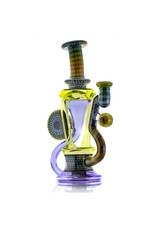 Steve Sizelove Gemini Illuminati Dual Uptake Recycler w/ Black Bubbletrap & Cap by Steven Sizelove