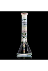 Witch DR PRIDE Forest Green Rainbow Birch 14mm Beaker Bong by Witch DR