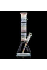 Witch DR PRIDE Forest Green Rainbow Birch 14mm Beaker Bong by Witch DR