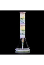 Witch DR PRIDE Pink Slyme Rainbow Birch 14mm Beaker Bong by Witch DR