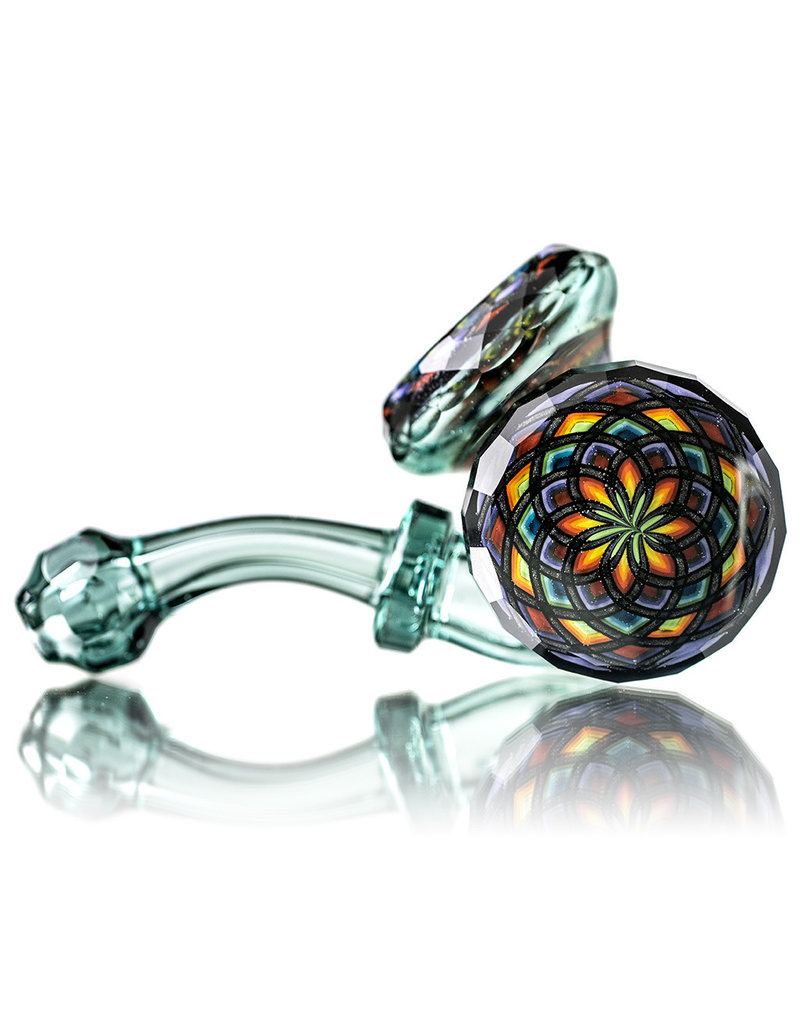 Kevin Murray x Grandpa Facets Glass Pipe Dry Facets Sherlock Collab by Kevin Murray x Grandpa