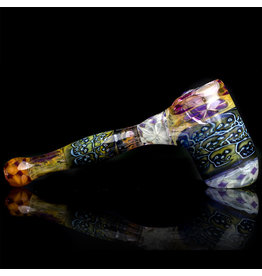 Hugh Glass SOLD Glass Pipe Dry Skull Tech Hammer (B) by Hugh Glass