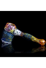 Hugh Glass Glass Pipe Dry Skull Tech Hammer (B) by Hugh Glass