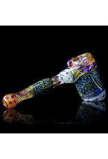Hugh Glass Glass Pipe Dry Skull Tech Hammer (B) by Hugh Glass