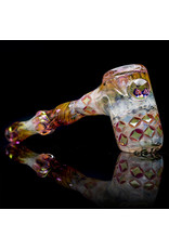 Hugh Glass Glass Pipe Dry Fume Hammer w/ Mushroom Marble (A) by Hugh Glass