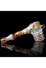 Hugh Glass Glass Pipe Dry Fume Hammer w/ Mushroom Marble (A) by Hugh Glass