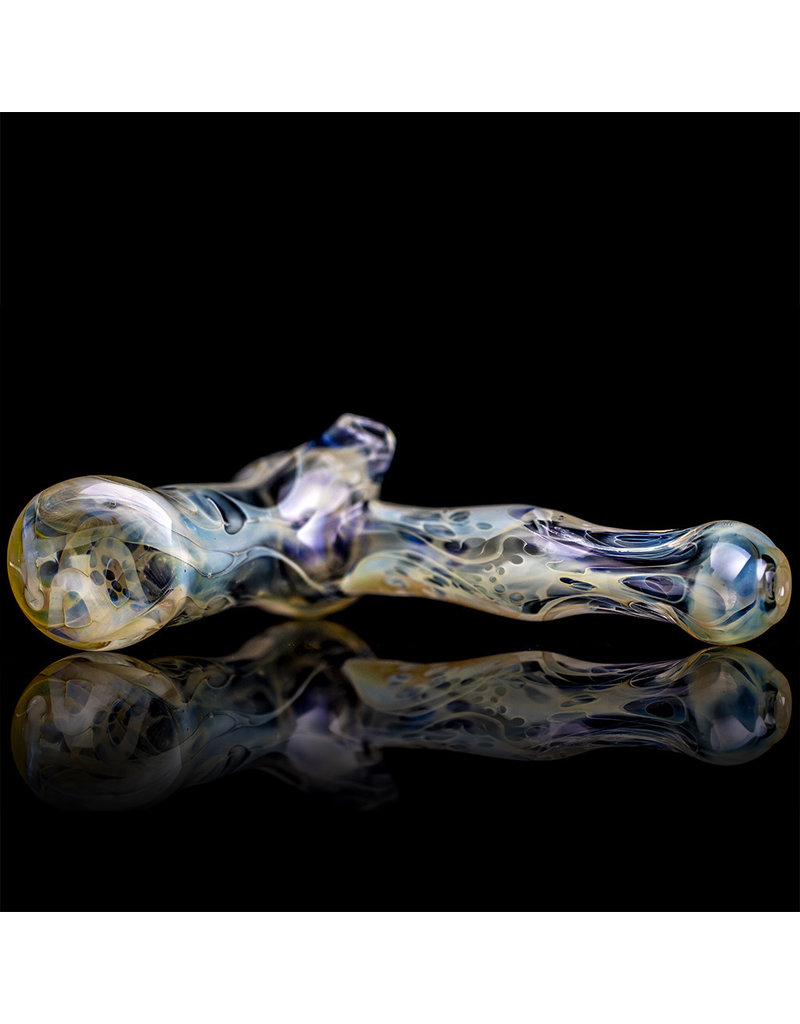 Brad Tenner Glass Pipe Dry Large Skull Hammer by Brad Tenner