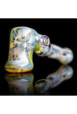 Brad Tenner Glass Pipe Dry Fume Skull Hammer (A) by BT Glass