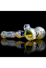 Brad Tenner Glass Pipe Dry Fume Skull Hammer (A) by BT Glass