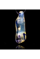 Bob Snodgrass Glass Pendant Mushroom and Stars by Bob Snodgrass