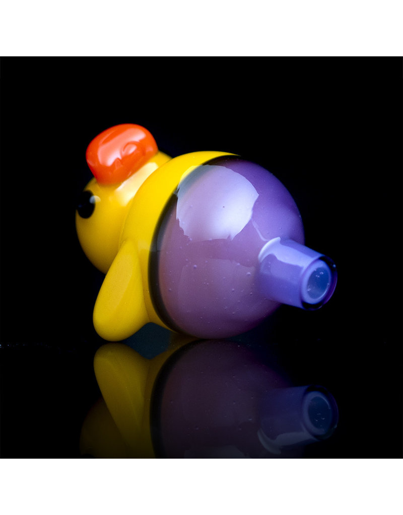 Ryno 25mm Glass Bubble Carb Cap Wild Berry Satin by RYNO