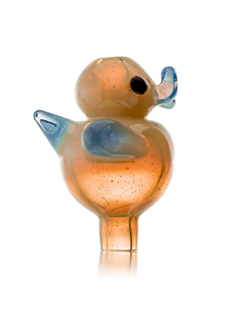 Ryno 25mm Glass Bubble Carb Cap Cloudy Yoshi by RYNO