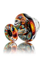 Hollinger Directional Carb Cap (A) Rainbow Tie Dye Chipstack Spinner Cap Set