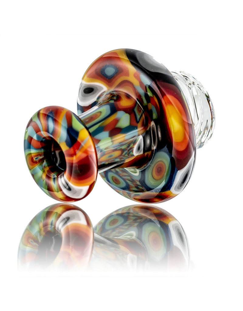 Hollinger Directional Carb Cap (A) Rainbow Tie Dye Chipstack Spinner Cap Set