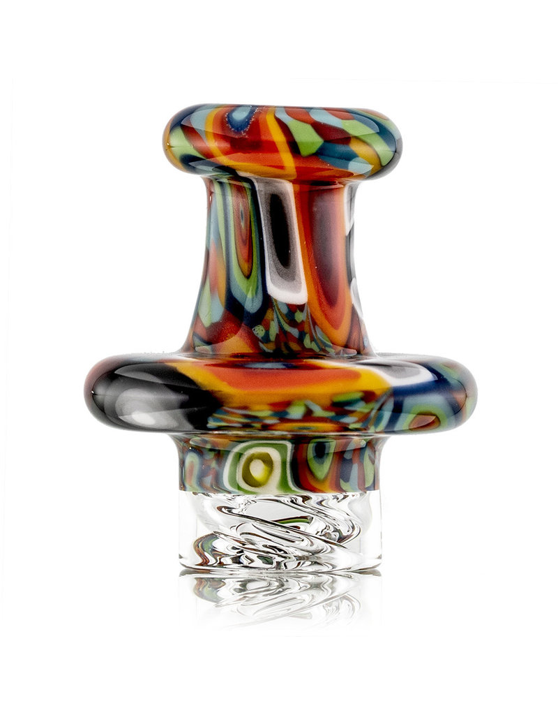 Hollinger Directional Carb Cap (A) Rainbow Tie Dye Chipstack Spinner Cap Set