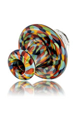 Hollinger Directional Carb Cap (B) Rainbow Tie Dye Chipstack Spinner Cap Set by Hollinger