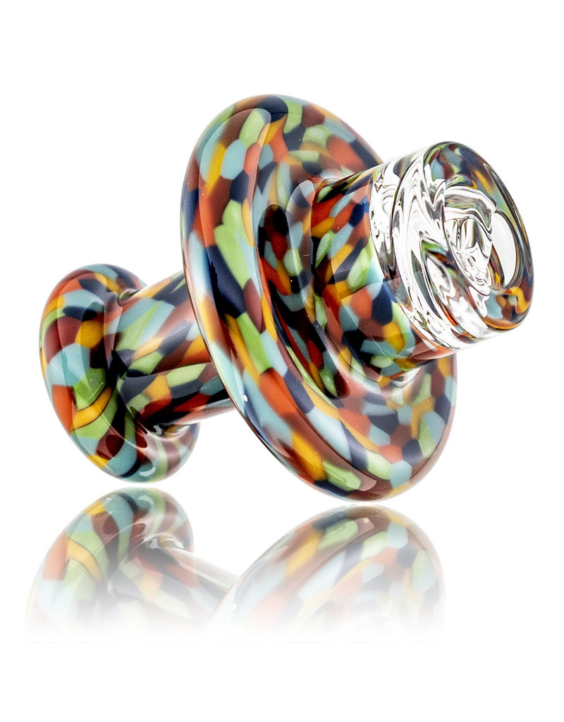 Hollinger Directional Carb Cap (B) Rainbow Tie Dye Chipstack Spinner Cap Set by Hollinger