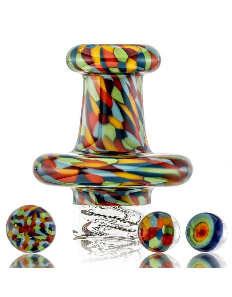 Hollinger Directional Carb Cap (C) Bullseye Mashup Chipstack Spinner Cap Set by Hollinger