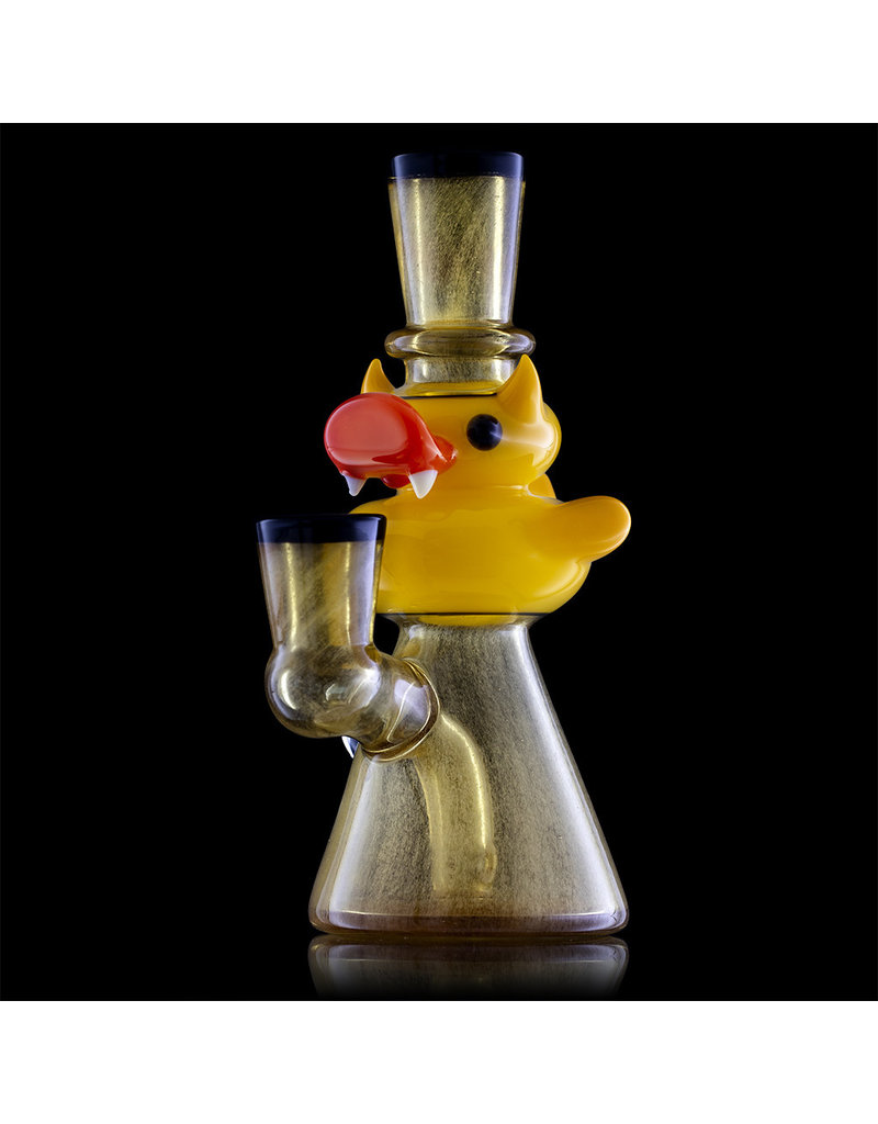 Ryno Dab Rig 10mm Wood Grain over Satin Mini Tube by RYNO