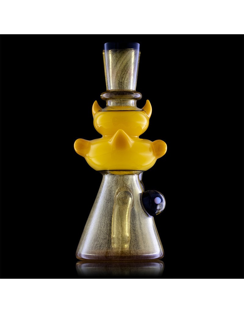 Ryno Dab Rig 10mm Wood Grain over Satin Mini Tube by RYNO