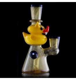 Ryno SOLD Dab Rig 10mm Wood Grain over Satin Mini Tube by RYNO