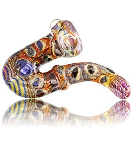 Jerry Kelly SOLD Glass Pipe Dry 'The Many Facets of Jimmy' Chaos Sherlock by Jerry Kelly