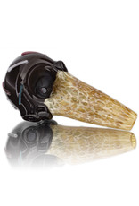 Christina Cody Glass Pipe Dry CHOCOLATE Ice Cream Cone  by Christina Cody