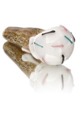 Christina Cody Glass Pipe Dry VANILLA Ice Cream Cone  by Christina Cody