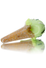 Christina Cody Glass Pipe Dry MINT Ice Cream Cone  by Christina Cody