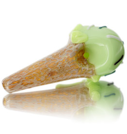 Christina Cody Glass Pipe Dry MINT Ice Cream Cone  by Christina Cody
