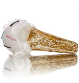Christina Cody Glass Pipe Dry VANILLA Ice Cream Cone  by Christina Cody