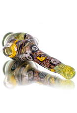 Jerry Kelly Glass Dry Pipe #48 'Sideshow Spoon' Millie by Jerry Kelly