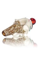 Christina Cody Glass Pendant VANILLA Ice Cream Cone Spoon Dry Pipe by Christina Cody