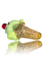 Christina Cody Glass Pendant MINT Ice Cream Cone Spoon Dry Pipe by Christina Cody