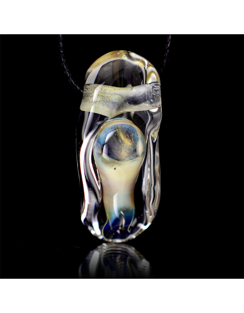 Bob Snodgrass Glass Pendant Bob Snodgrass Skull (B)