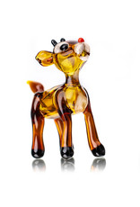 Tammy Baller Glass Pipe DRY Rudolph The Reindeer (A) by Tammy Baller