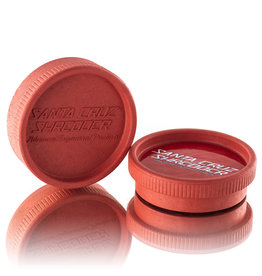 Santa Cruz Shredder RED 2 Piece Grinder MADE 100% from HEMP by Santa Cruz Shredder