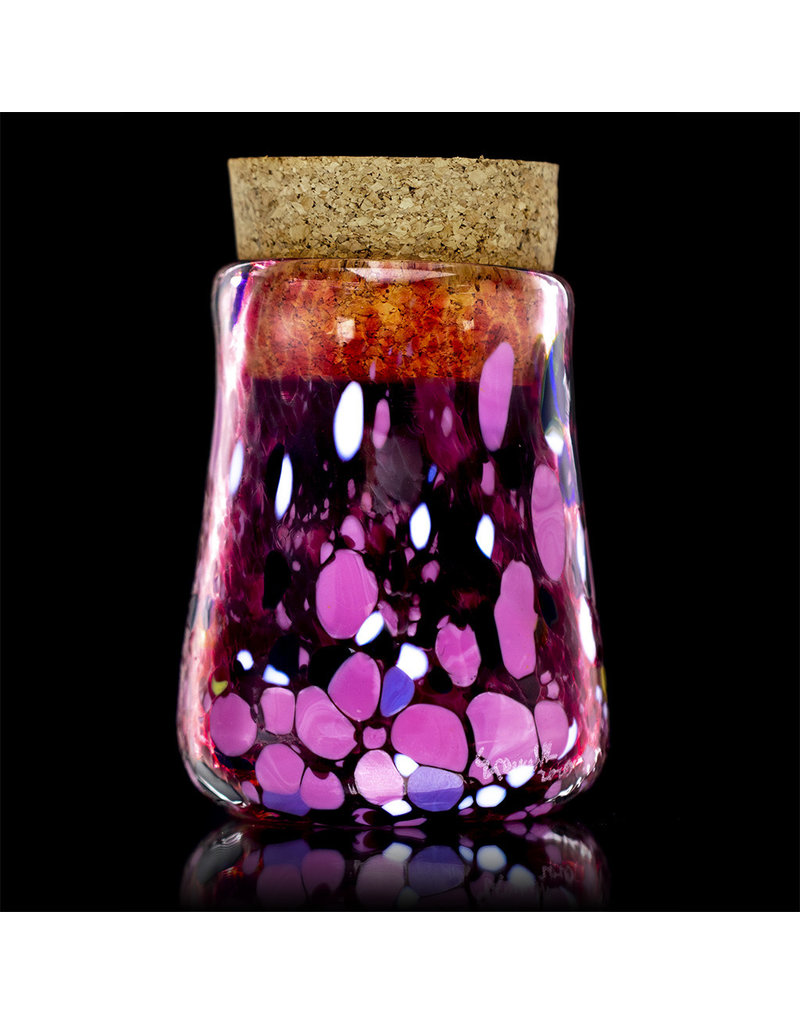 Special K Glass Nug Storage Jar for Dry Herbs Handcrafted by Special K Glass (C)