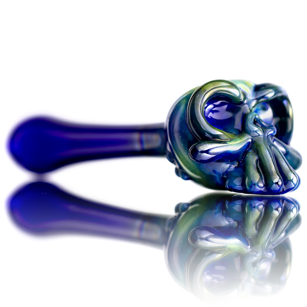 Cobalt Bump Spoon – Sleepy Hollow - Jedi Glass Works