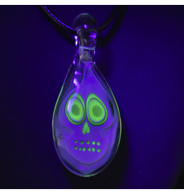 Ginny Snodgrass-Gietl Glass Pendant with UV Accents (A) by Ginny Snodgrass-Gietl SOLD