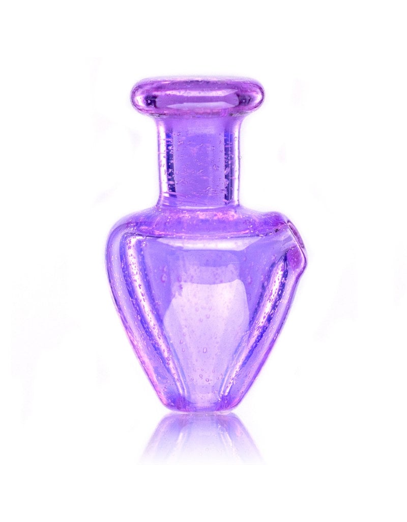 Witch DR Puffco Peak Bubble Carb Cap Pink Slyme  Glass by Witch Dr