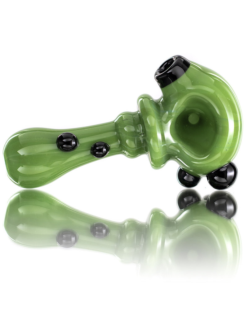 Soursilicate Glass Pipe DRY Hand Pulled JADE Northstar Glass by Soursilicate