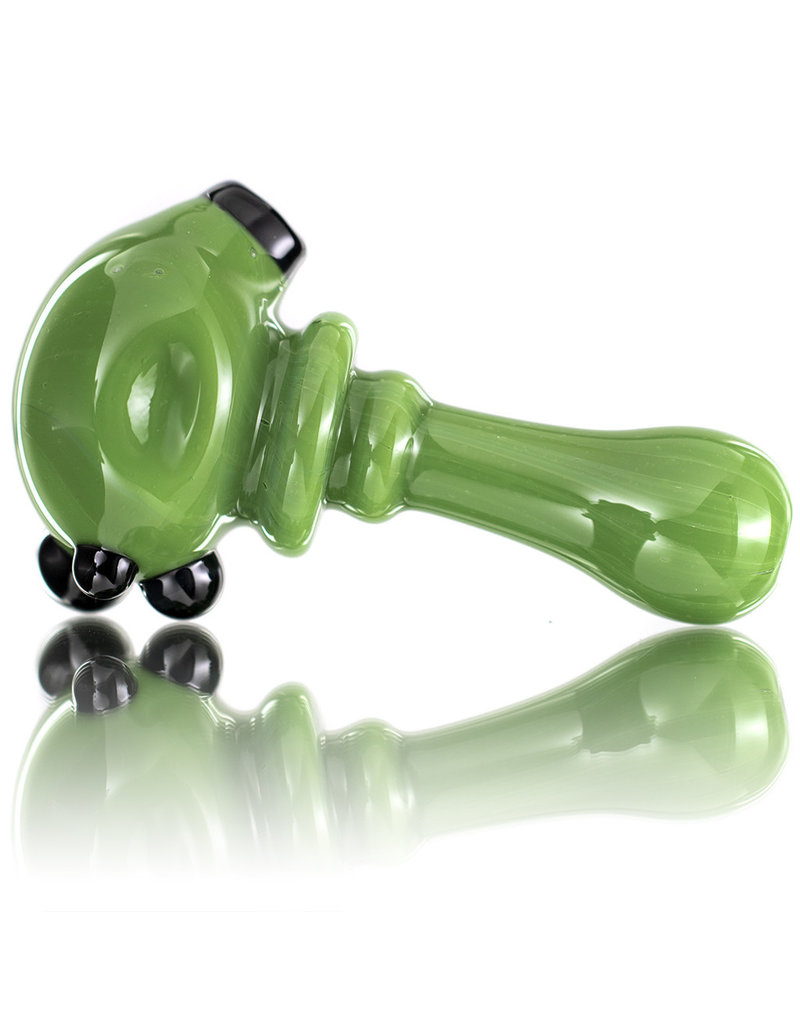Soursilicate Glass Pipe DRY Hand Pulled JADE Northstar Glass by Soursilicate
