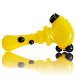 Soursilicate Glass Pipe DRY Hand Pulled CANARY Northstar Glass by Soursilicate