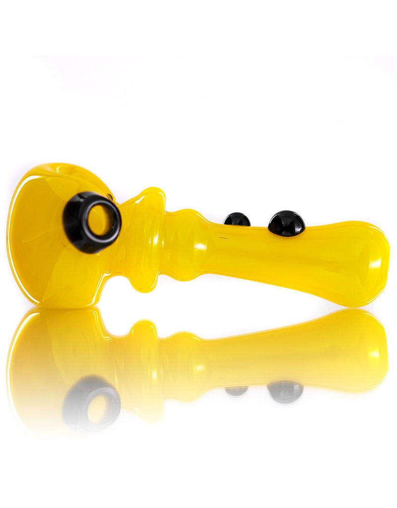Soursilicate Glass Pipe DRY Hand Pulled CANARY Northstar Glass by Soursilicate