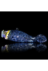 Key Glass Co Glass Pipe Dry One Hitter Fish Coil (B) by Key Glass Company