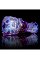 Koy Glass 4" Glass Pipe Dry Purple Princess (B) by Koy Glass
