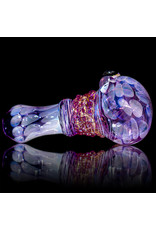 Koy Glass 4" Glass Pipe Dry Purple Princess (B) by Koy Glass
