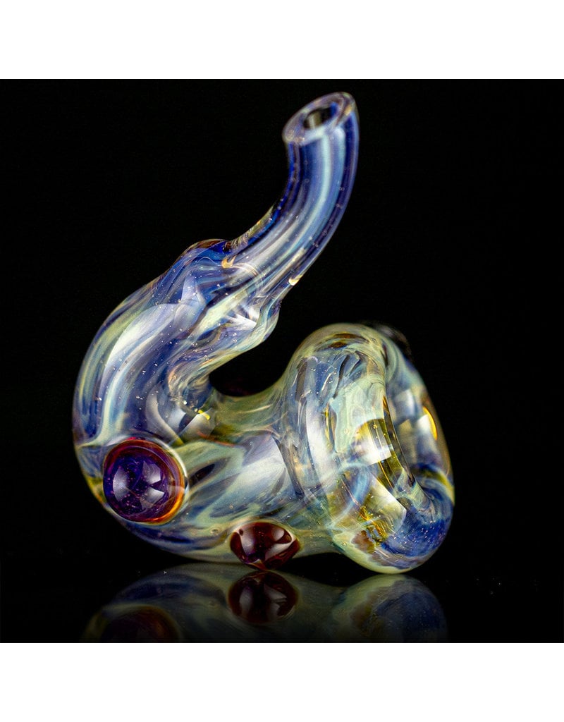 BEAK Glass 3 Piece Glass Dry Pipe Set SPARKLE FUME by Beak Glass